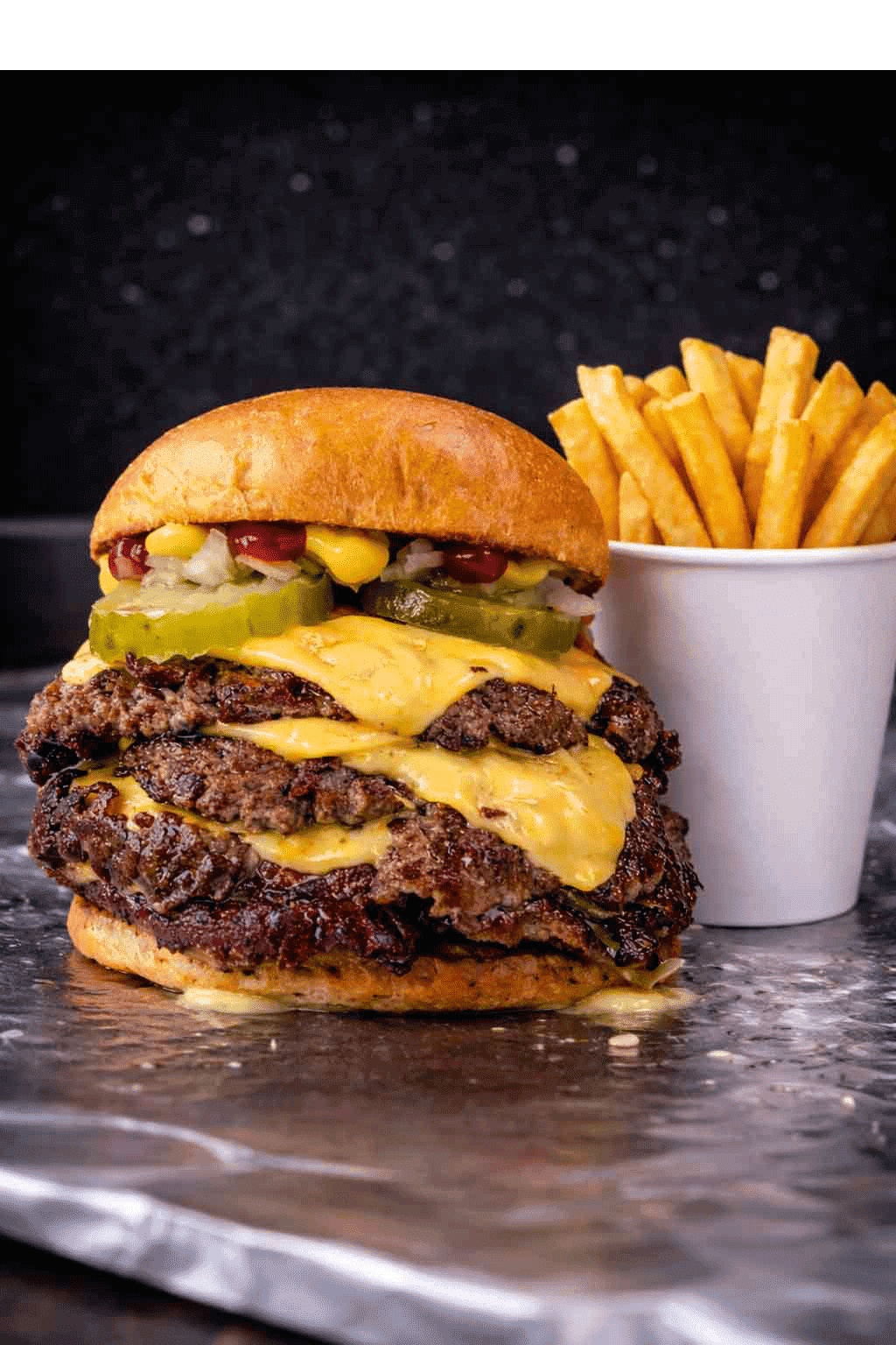 1/4 De Burger (triple)